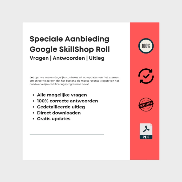 Afbeelding met omslag van e-boek getiteld Speciale Aanbieding Google SkillShop Roll